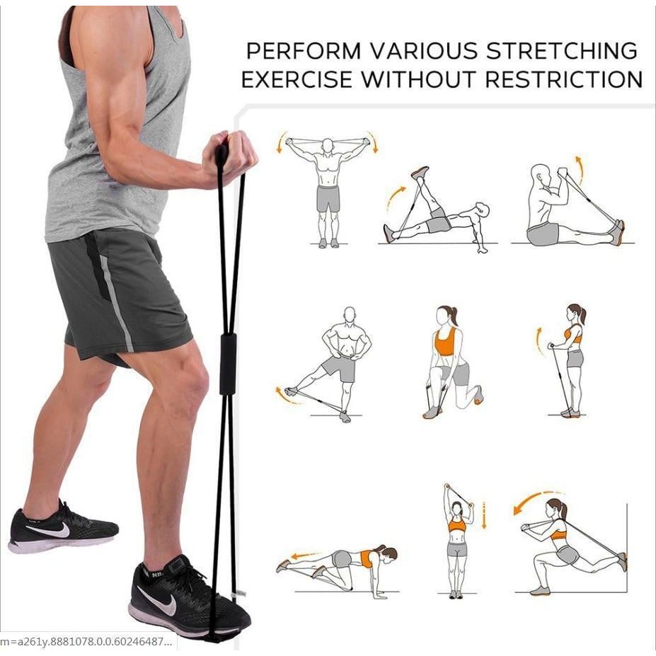 8 Word Chest Expander Band - Fitness Mallomo