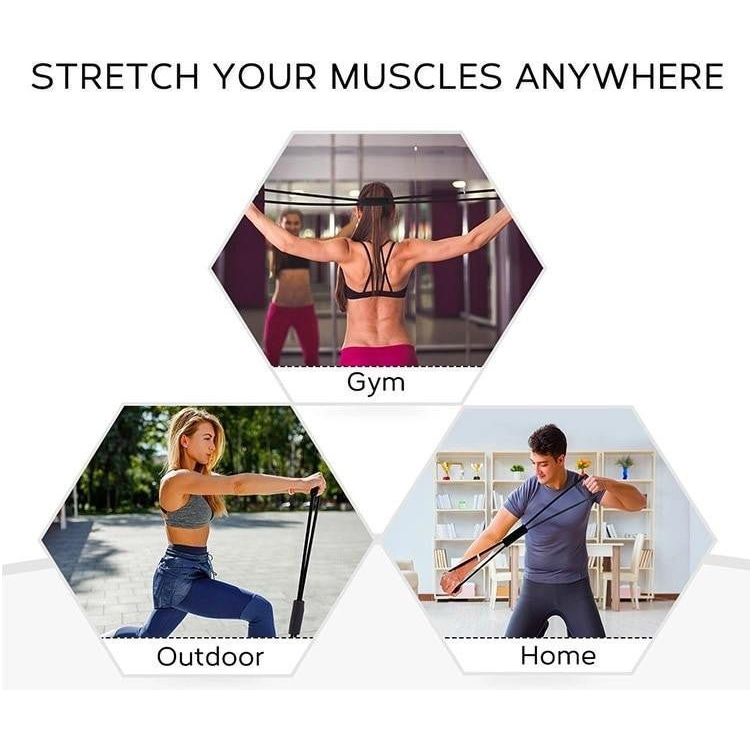 8 Word Chest Expander Band - Fitness Mallomo