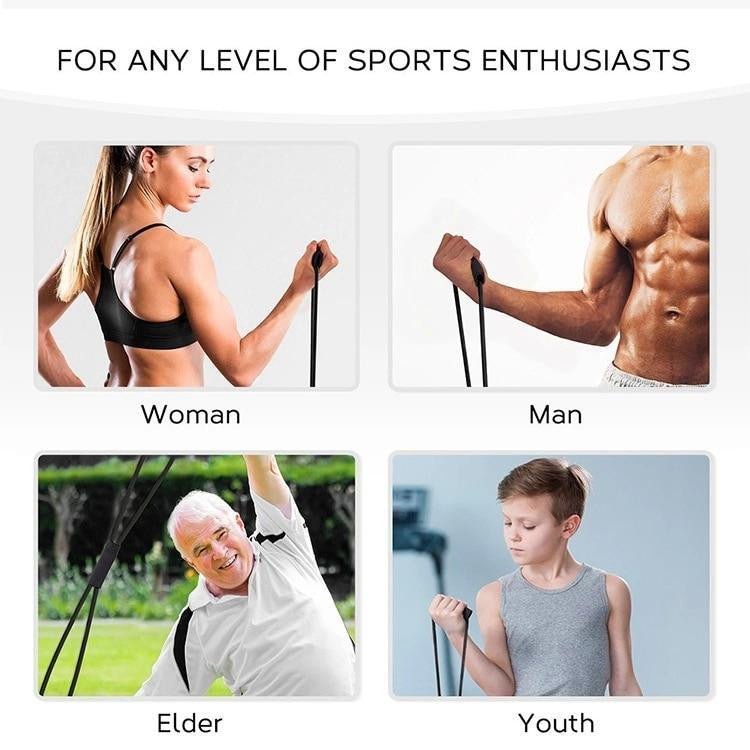 8 Word Chest Expander Band - Fitness Mallomo