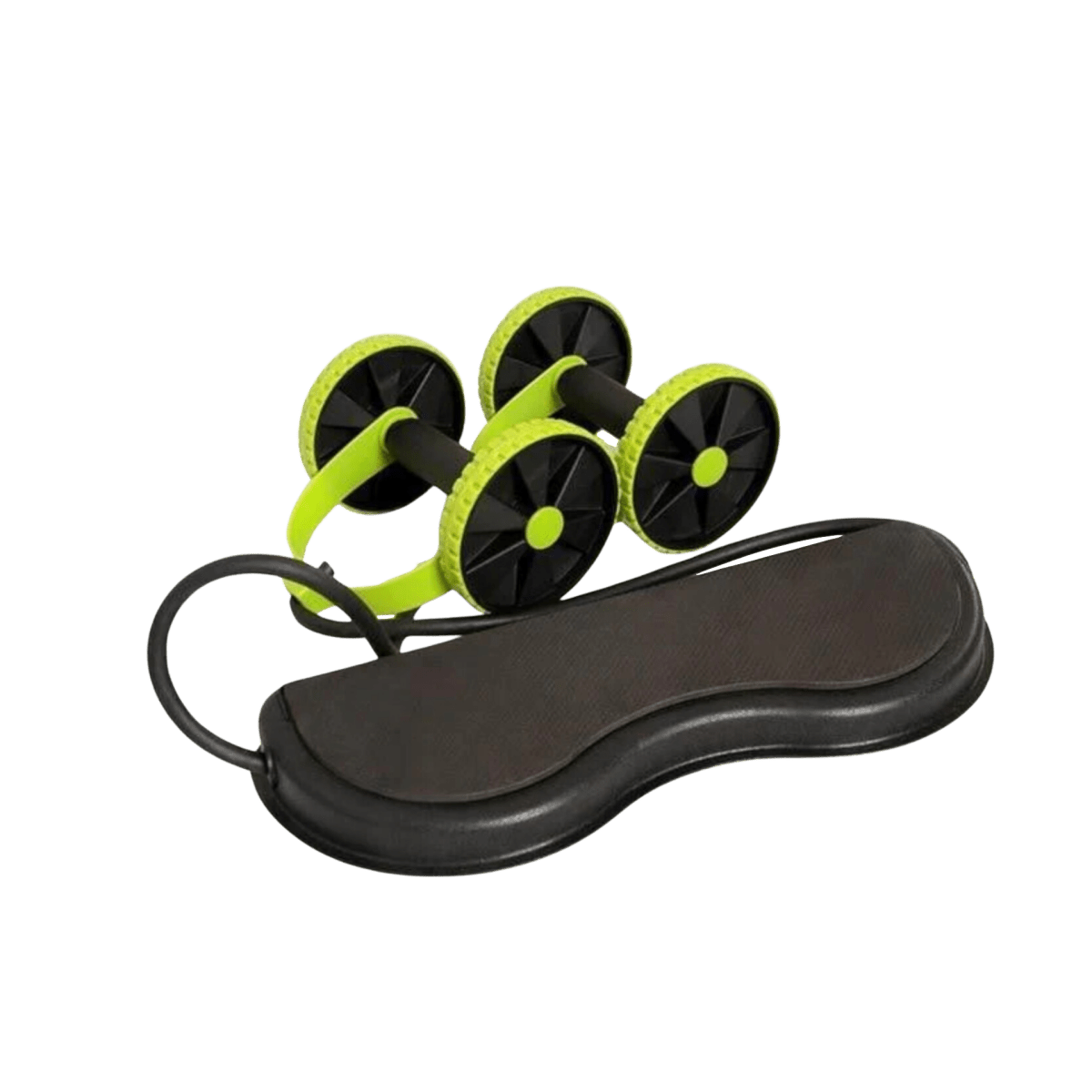 AB Pull Rope Wheels Roller - Fitness Mallomo