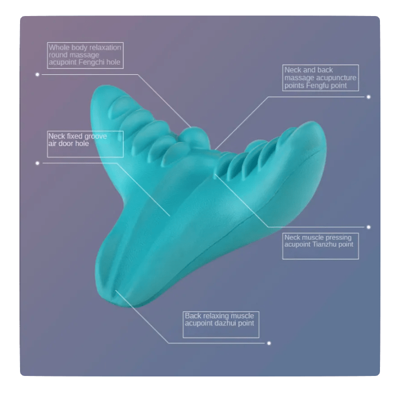 Angel Ray Neck Ergonomic Support Pillow | Neck Support, Alignment, Rest, And Recovery Pillow - Fitness Mallomo