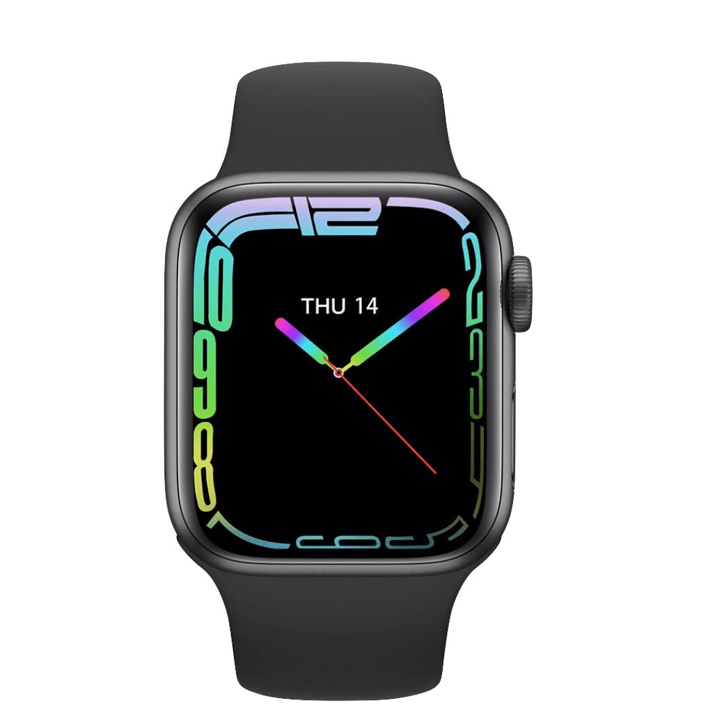 (Black) | i8W Pro Max Smartwatch For Adults | Women and Men ios Android Phone Call Smart watches - Fitness Mallomo