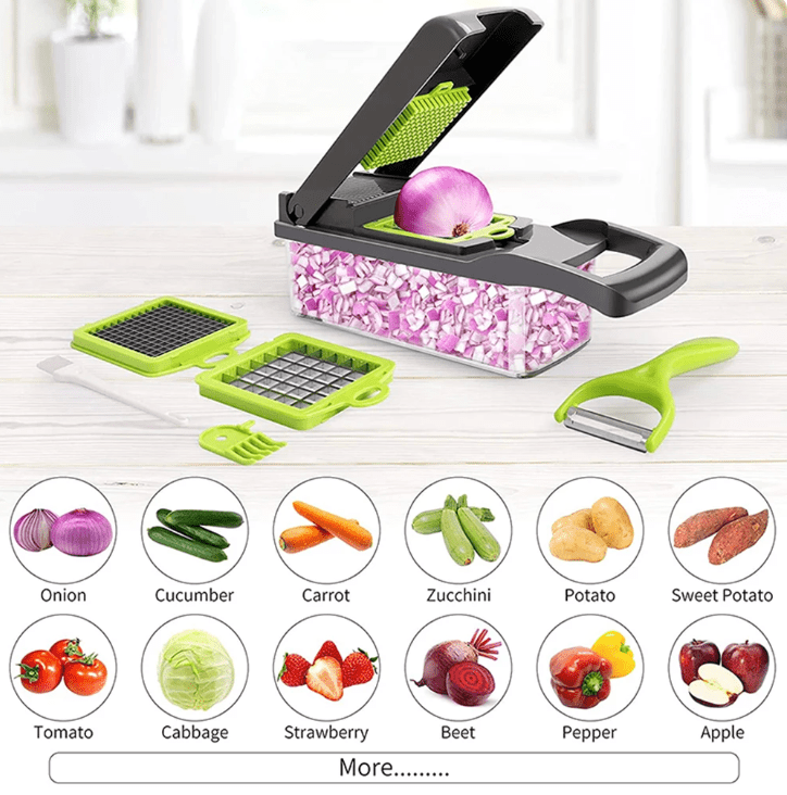 Culinary Symphony 21 - 1 | Multi-Cutting Kitchen Slicer - Fitness Mallomo