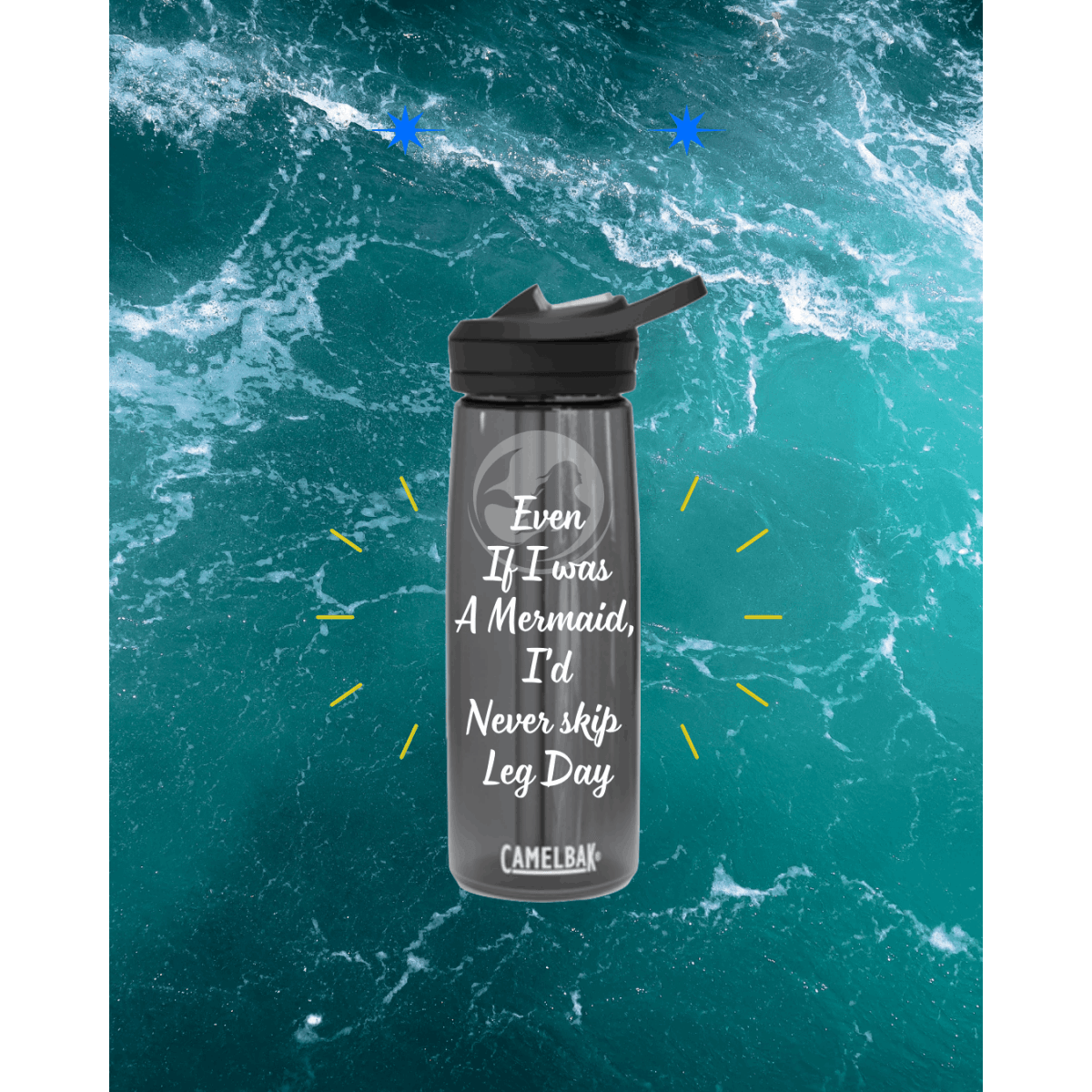 Mermaid Never Skip Leg Day - Fitness Mallomo