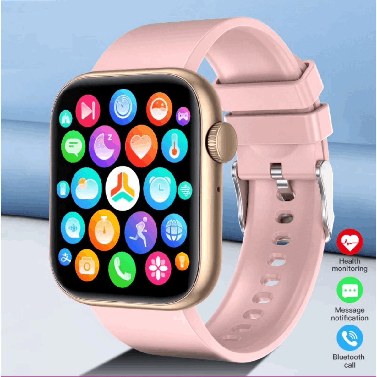 Pro Smart Contoured Watch For Women| Bluetooth Call Waterproof Watches Sport Fitness Tracker - Fitness Mallomo