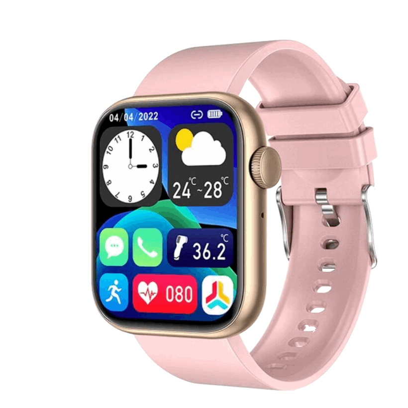 Pro Smart Contoured Watch For Women| Bluetooth Call Waterproof Watches Sport Fitness Tracker - Fitness Mallomo