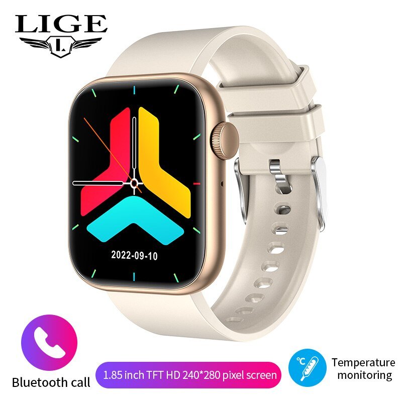 Pro Smart Contoured Watch For Women| Bluetooth Call Waterproof Watches Sport Fitness Tracker - Fitness Mallomo