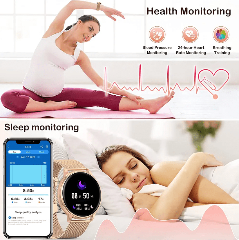 SmartWatch Dial Faced mProvement Watch | | Women and Men iOS & Android Watches - Fitness Mallomo