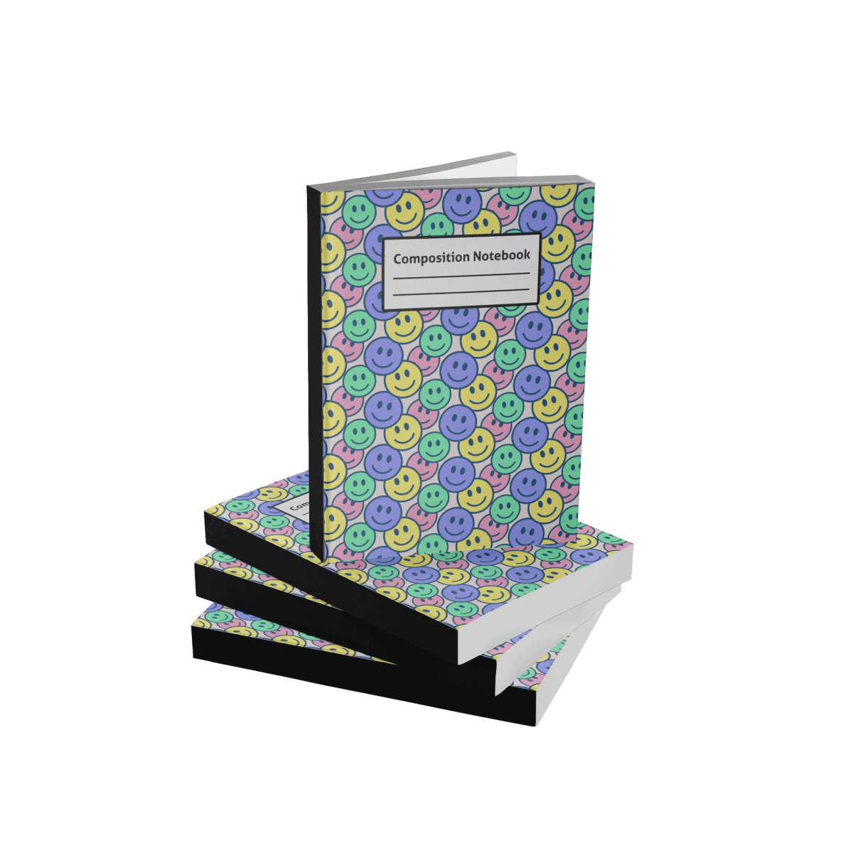 Smile Bytch - Lil Duval Inspire Multi Smile Face | Composition Notebook - Fitness Mallomo