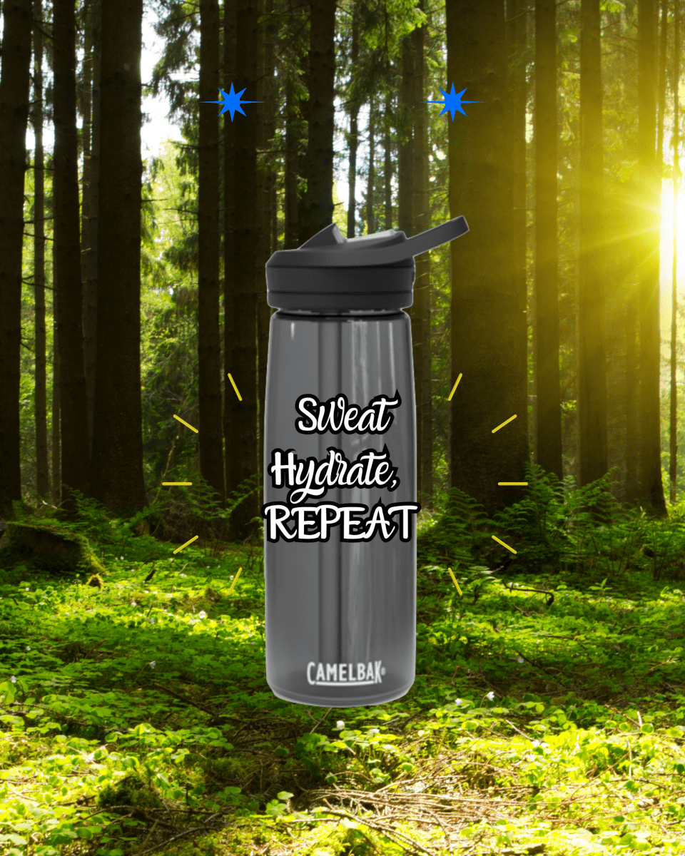 Sweat, Hydrate, Repeat - Fitness Mallomo
