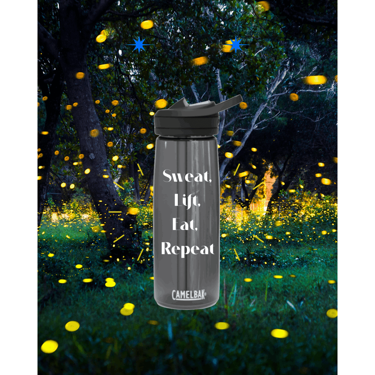 Sweat Lift Eat Repeat - Fitness Mallomo