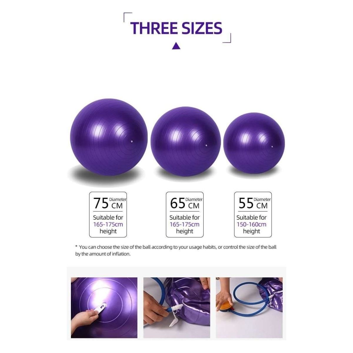 Yoga Balance Ball - Fitness Mallomo