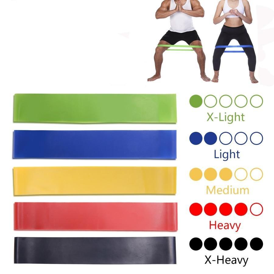 Yoga Resistance Rubber Bands - Fitness Mallomo