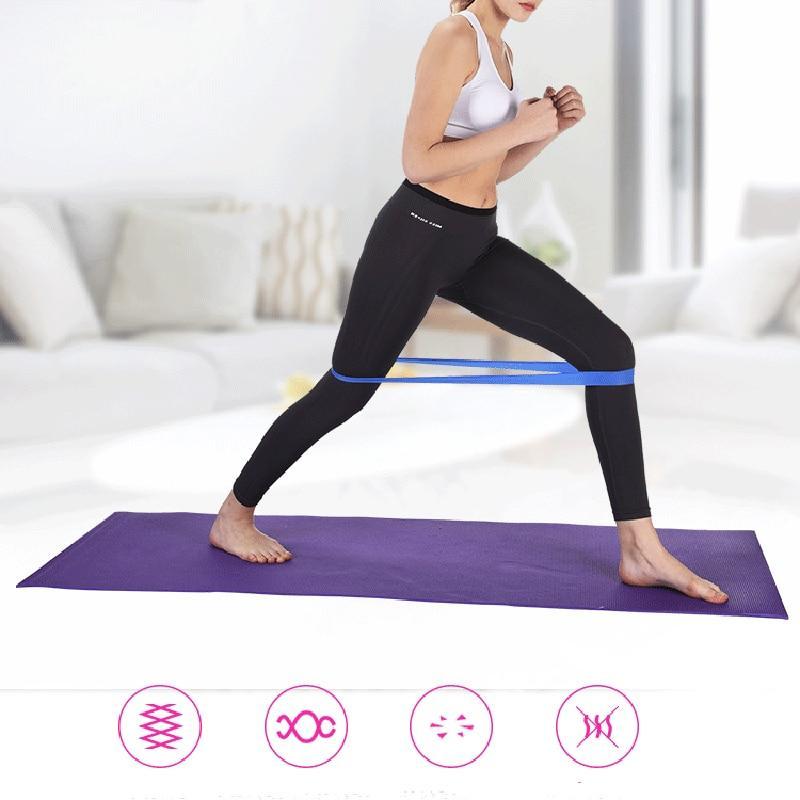 Yoga Resistance Rubber Bands - Fitness Mallomo