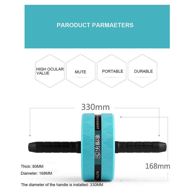 2 in 1 Ab Roller&Jump Rope - Fitness Mallomo