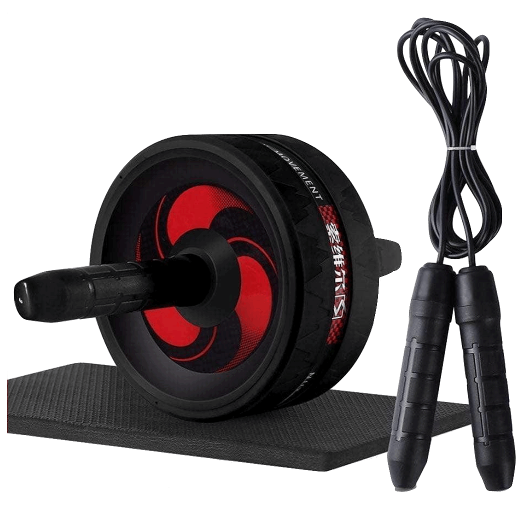 2 in 1 Ab Roller&Jump Rope - Fitness Mallomo