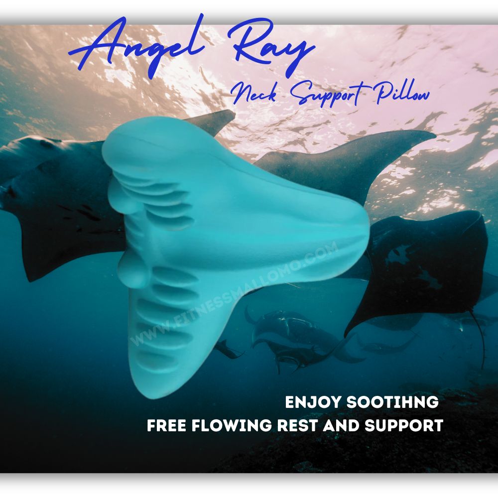 Angel Ray Neck Ergonomic Support Pillow | Neck Support, Alignment, Rest, And Recovery Pillow - Fitness Mallomo