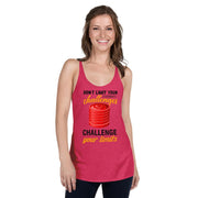 Don't Limit Your Challenges - Challenge Your Limits [Series: Red Plates Heavy Lift] | T Shirt For Girlfriend - Fitness Mallomo