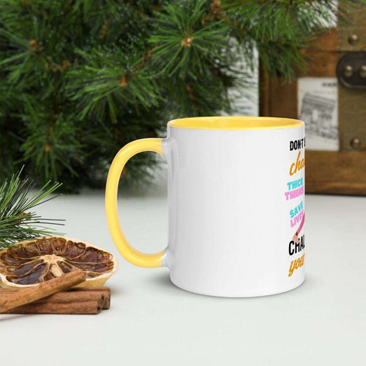 Don't Limit Your Challenges - Challenge Your Limits [Series: Thick Thighs ST2] | Elite - Premium Mug For Girlfriend (Body Positive) - Fitness Mallomo
