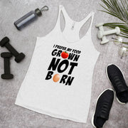 I Prefer My Food Grown Not Born | Vegan Support, Vegan Shirts Funny - Fitness Mallomo