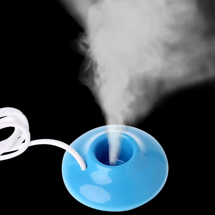 Mini USB Powered - Air Aroma Donut Humidifier And UFO Style - Air Purifier | Home, Office, Car, School, Coffee Shop, Portable - Fitness Mallomo