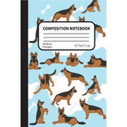 ⭐️My German Shepherd Composition Notebook⭐️ - Fitness Mallomo